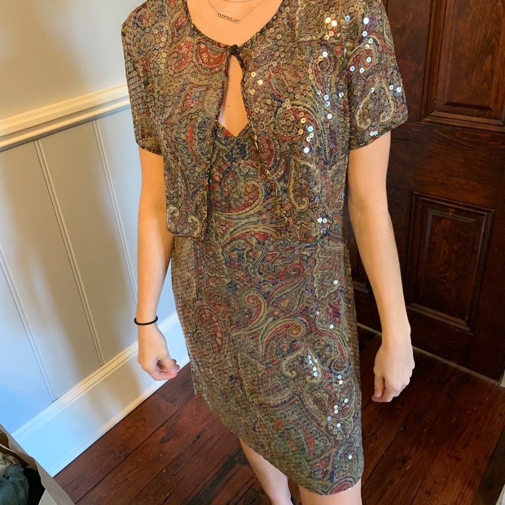 VINTAGE Cynthia Steffe Dress w/ jacket Size 8
